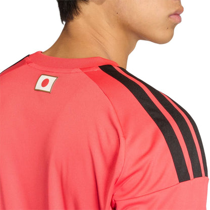 Camiseta portero Japón 2026 roja con tiras negras y bandera, tienda Reino del Futbol