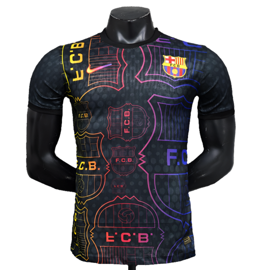CAMISETA BARCELONA 25/26 EDICIÓN ESPECIAL - NEGRA, AMARILLA Y ROJA - VERSIÓN JUGADOR