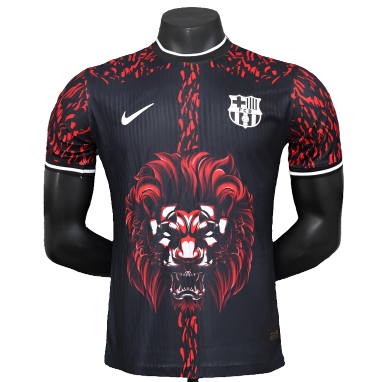 CAMISETA BARCELONA 25/26 EDICIÓN LEÓN - ROJA - VERSIÓN JUGADOR