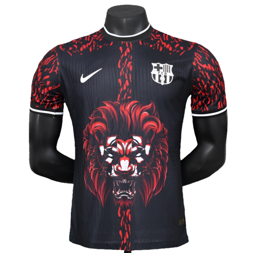 CAMISETA BARCELONA 25/26 EDICIÓN LEÓN - ROJA - VERSIÓN JUGADOR