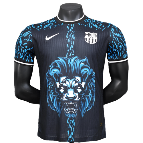 CAMISETA BARCELONA 25/26 EDICIÓN LEÓN - AZUL - VERSIÓN JUGADOR