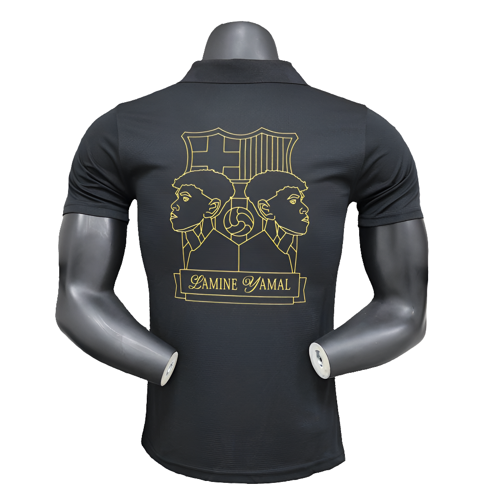 CAMISETA BARCELONA 25/26 NEGRA - EDICIÓN ESPECIAL - VERSIÓN JUGADOR