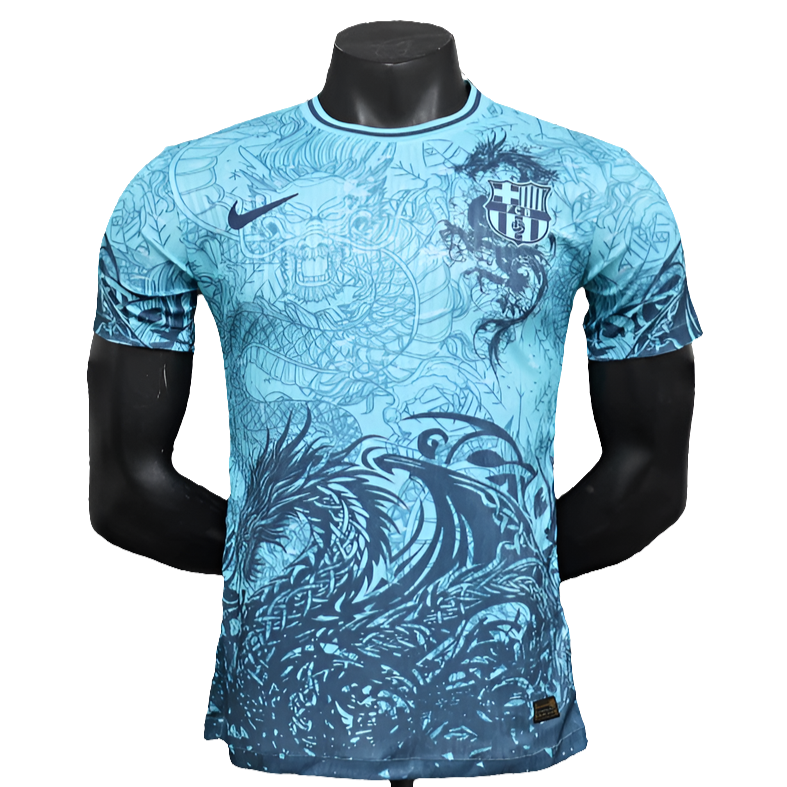 CAMISETA BARCELONA 25/26 EDICIÓN ESPECIAL - AZUL CLARO - VERSIÓN JUGADOR