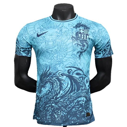 CAMISETA BARCELONA 25/26 EDICIÓN ESPECIAL - AZUL CLARO - VERSIÓN JUGADOR