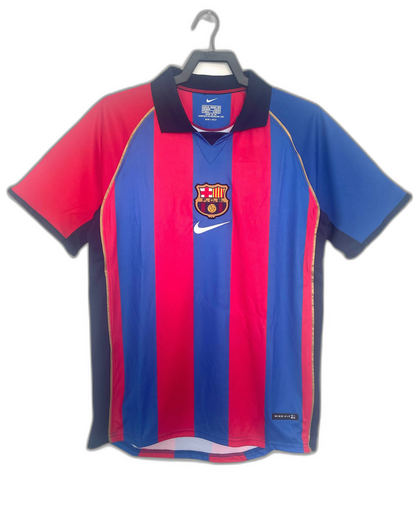 CAMISETA BARCELONA 01/02 I CASA - VERSIÓN RETRO