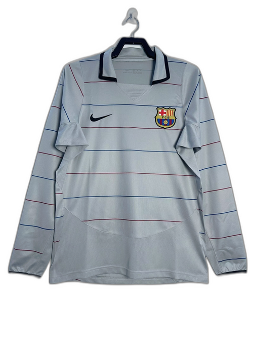 CAMISETA BARCELONA 03/04 II VISITANTE - MANGA LARGA VERSIÓN RETRO