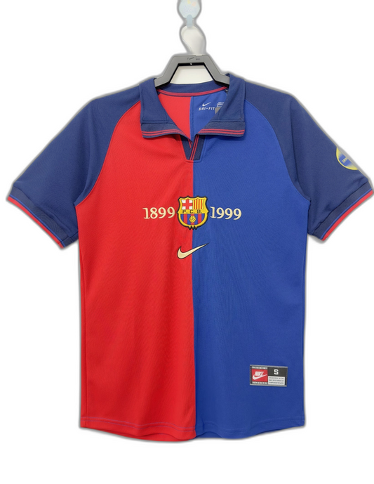 CAMISETA BARCELONA 1999 EDICIÓN 100º ANIVERSARIO - VERSIÓN RETRO