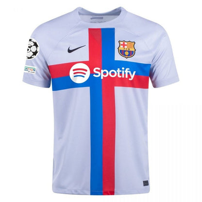CAMISETA BARCELONA 22/23 - LIGA DE CAMPEONES - III TERCERA - VERSIÓN AFICIONADO