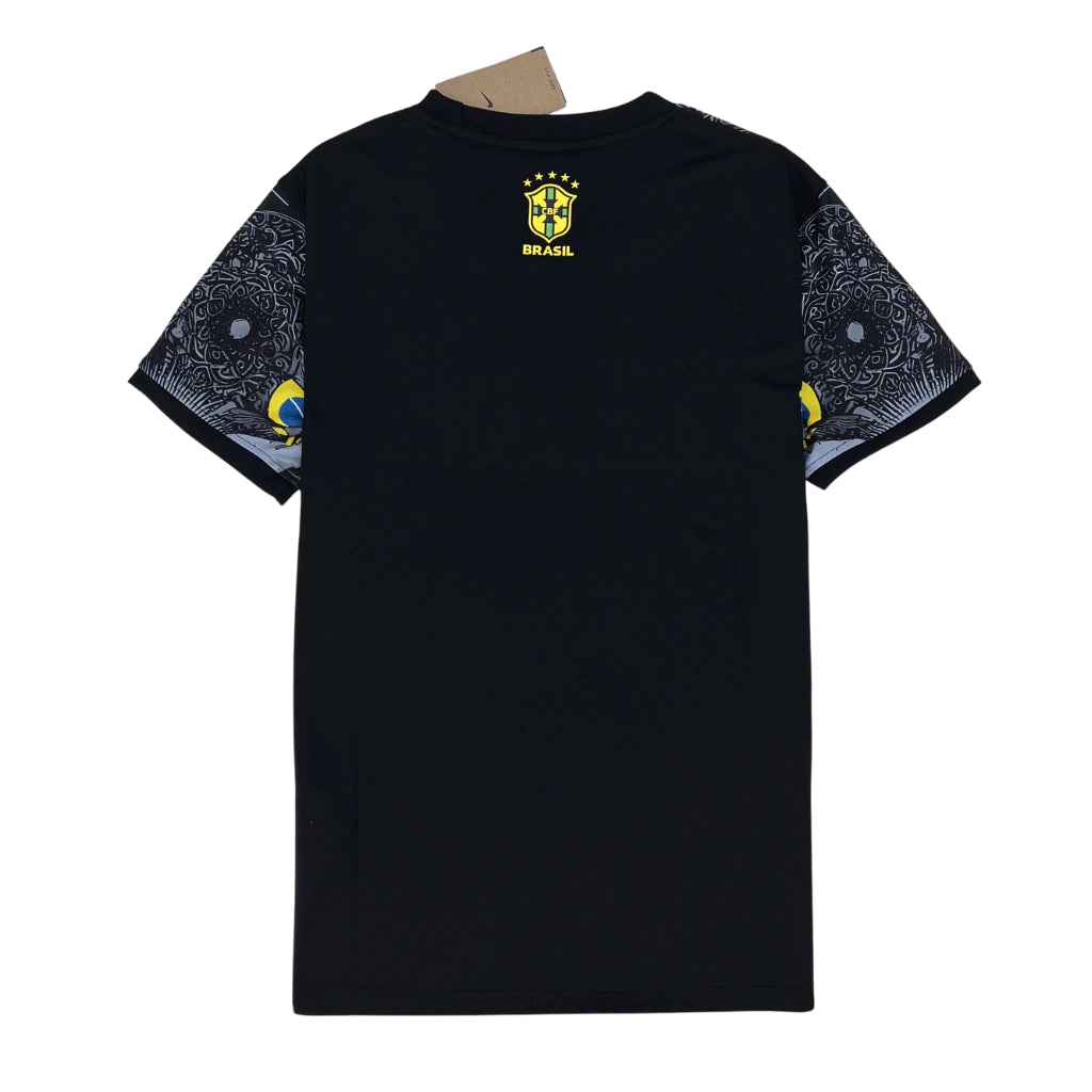 CAMISETA EDICIÓN ESPECIAL BRASIL CRISTO REDENTOR HOMBRE - NEGRA