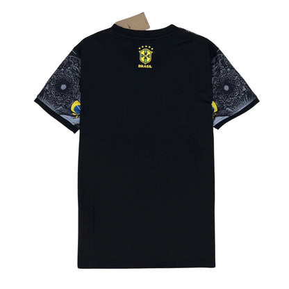 CAMISETA EDICIÓN ESPECIAL BRASIL CRISTO REDENTOR HOMBRE - NEGRA