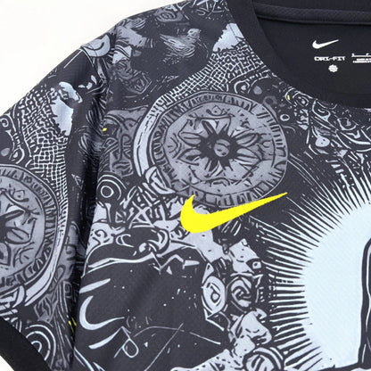 CAMISETA EDICIÓN ESPECIAL BRASIL CRISTO REDENTOR HOMBRE - NEGRA