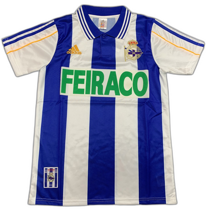 CAMISETA DEPORTIVO LA CORUÑA 99/00 I CASA - VERSIÓN RETRO