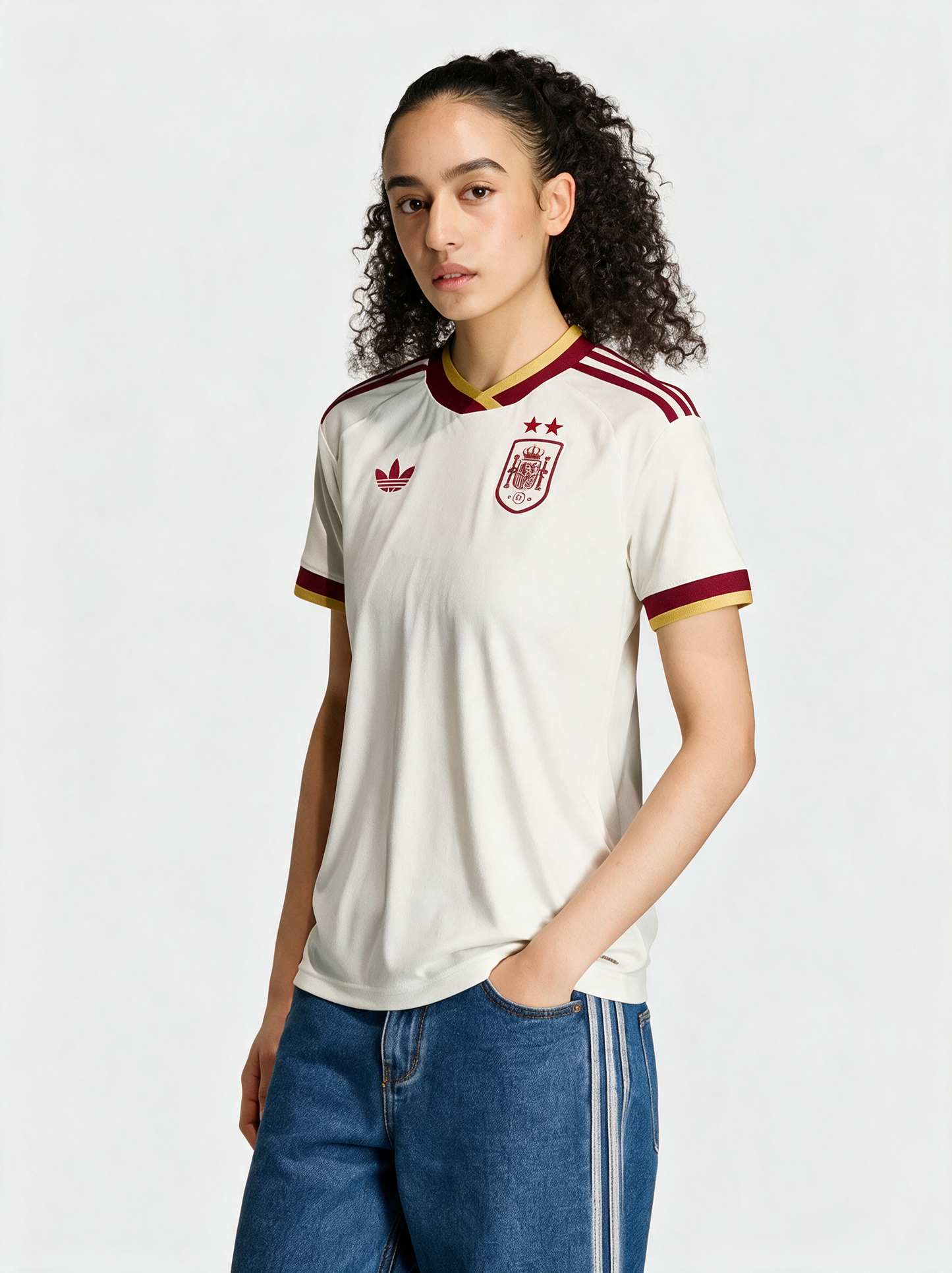 CAMISETA DE ESPAÑA COPA DEL MUNDO 2026 VISITANTE MUJER