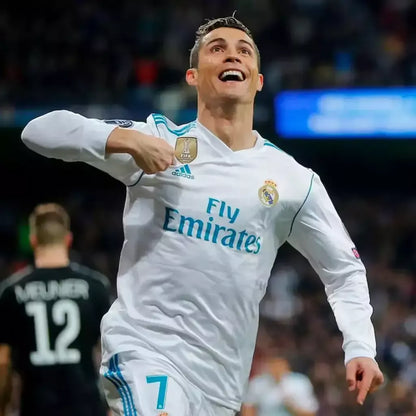 CAMISETA MANGA LARGA DEL REAL MADRID 2017-2018 CRISTIANO RONALDO