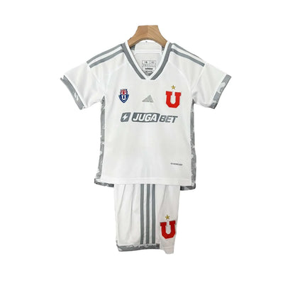 UNIFORME NIÑOS UNIVERSIDAD DE CHILE II 2024/2025 - BLANCA