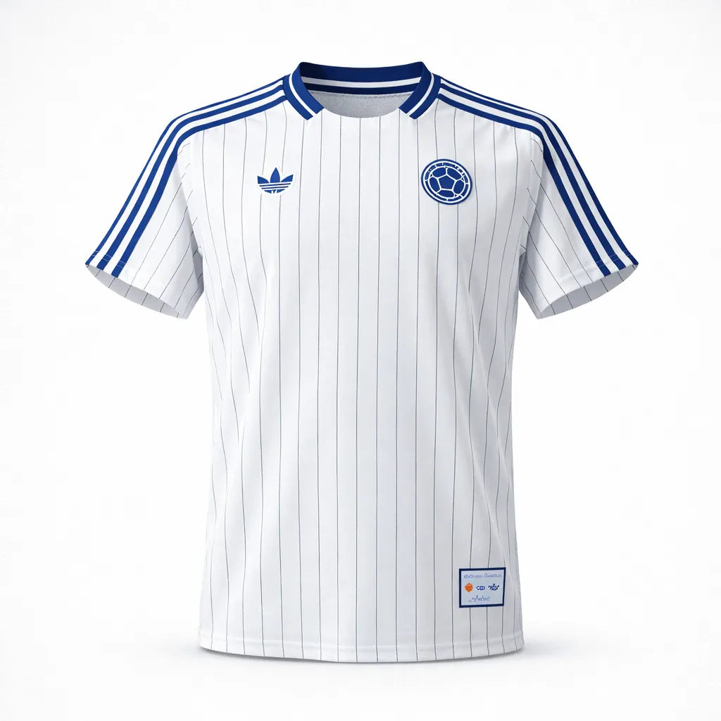 CAMISETA COLOMBIA TERRACE ICONS 2026 BLANCA