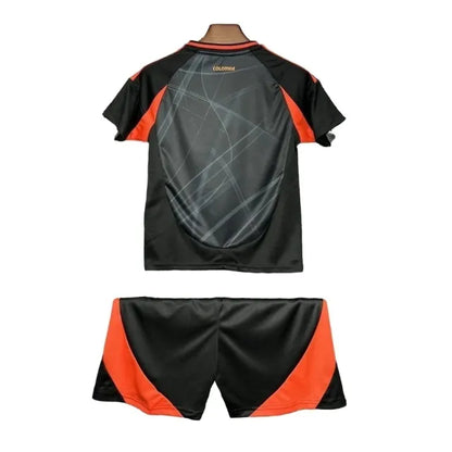 UNIFORME NIÑOS COLOMBIA II 2024/25 - NEGRO Y NARANJA