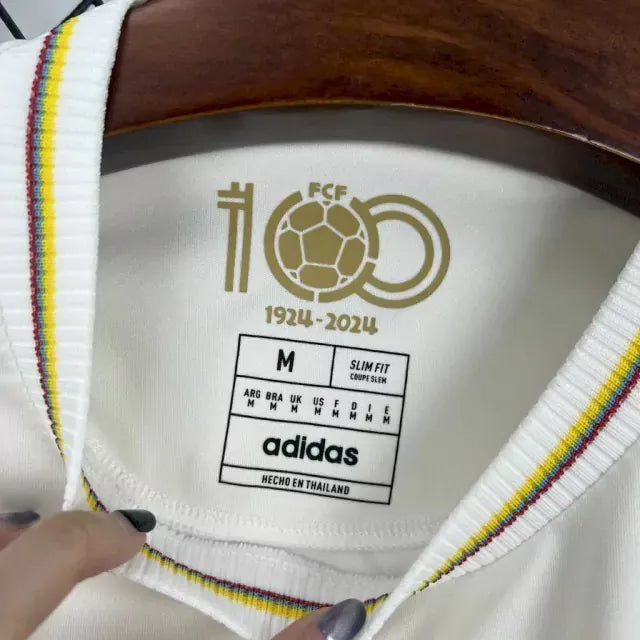 CAMISETA COLOMBIA 100 AÑOS 2024/25 - BLANCA