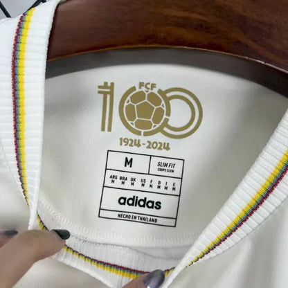 CAMISETA COLOMBIA 100 AÑOS 2024/25 - BLANCA