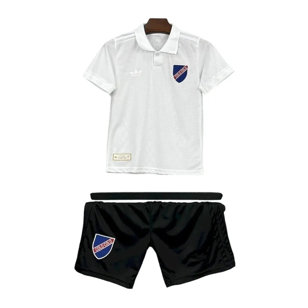 UNIFORME NIÑOS COLO-COLO ANIVERSARIO 100 AÑOS 2025/26