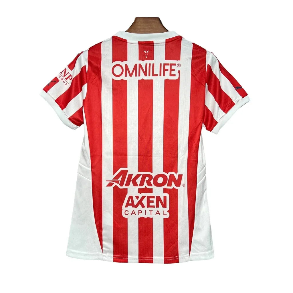 CAMISETA CHIVAS I 2024/25 AFICIONADA MUJER - BLANCA Y ROJA