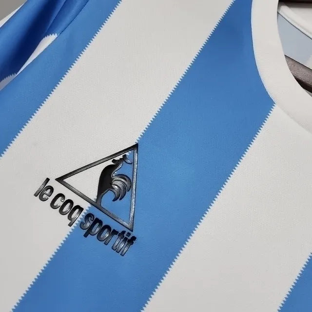 CAMISETA ARGENTINA RETRO 1986 - BLANCA Y AZUL