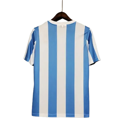 CAMISETA ARGENTINA RETRO 1986 - BLANCA Y AZUL