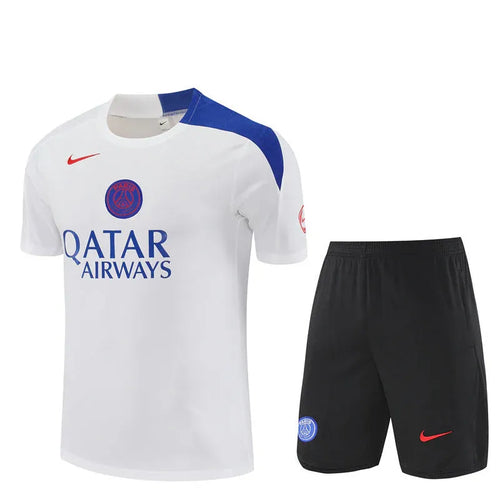 CAMISETA E PANTALONES CORTOS PARA NIÑOS PSG 25/26 BLANCA