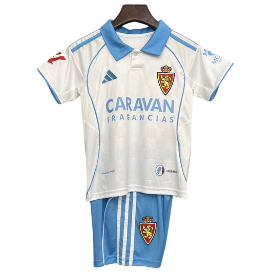 CAMISA E PANTALONES CORTOS PARA NIÑOS REAL ZARAGOZA 25/26