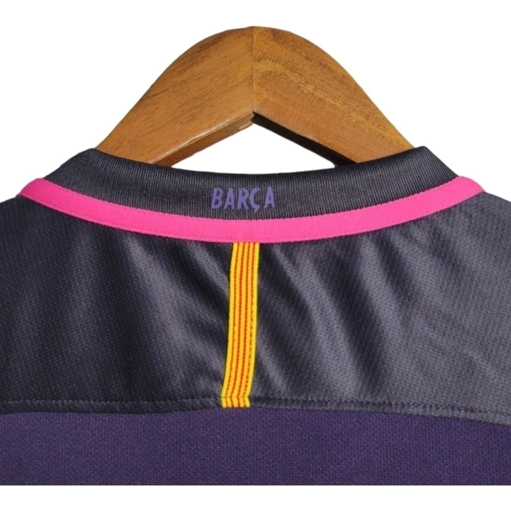 CAMISETA RETRO BARCELONA II 16/17 - HOMBRE - MORADA CON DETALLES EN ROSA