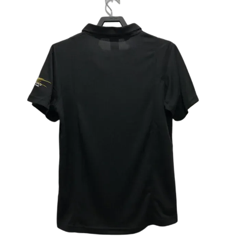 Camiseta retro Real Madrid UCL 2002-03 negra manga corta, vista trasera, Reino del Futbol