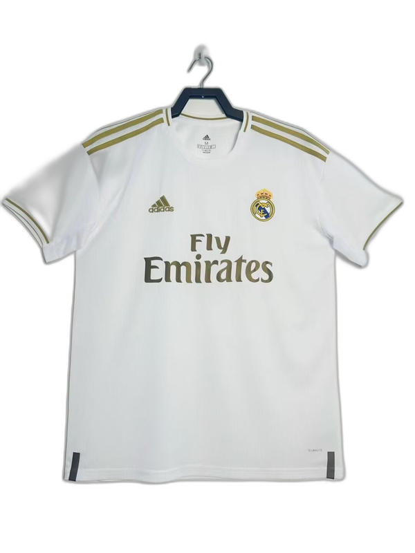 Camiseta Real Madrid 2019-2020 local blanca con detalles dorados, oferta Reino del Futbol
