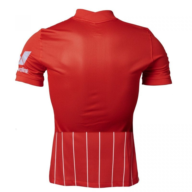 Camiseta de fútbol Sevilla FC 21/22 visitante, versión aficionado roja, vista trasera