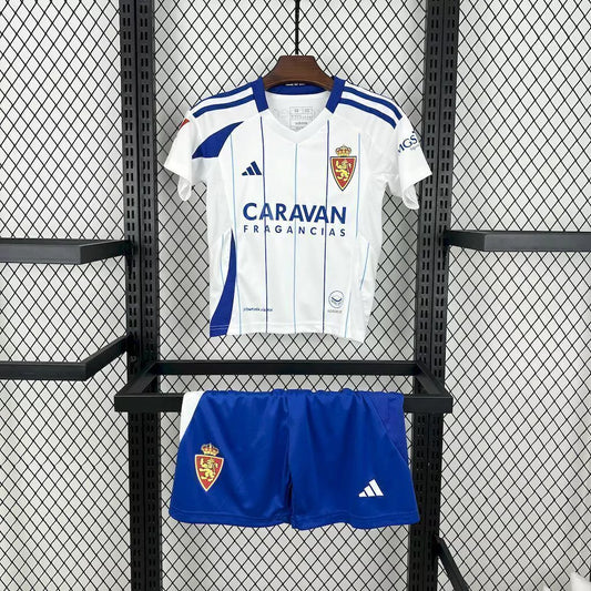 CAMISA E PANTALONES CORTOS PARA NIÑOS REAL ZARAGOZA 24/25