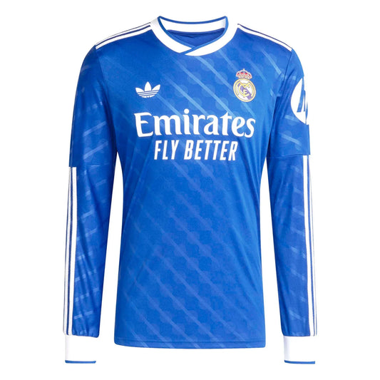 Camiseta Real Madrid azul manga larga edición especial, venta online Reino del Futbol